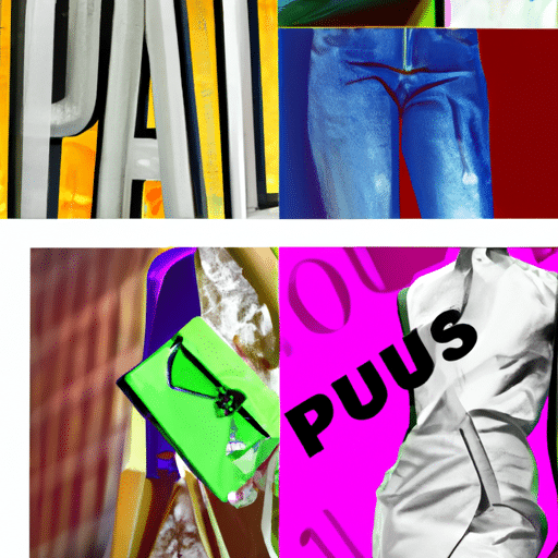 A collage depicting various fashion trends influenced by Paul Marciano.